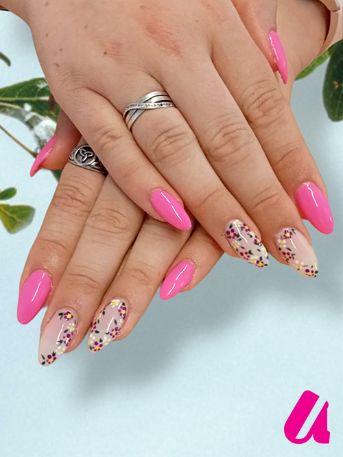 Uv gel set met tips en nailart