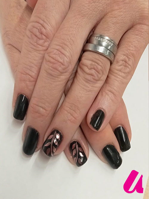 uv gellak zwart met chrome