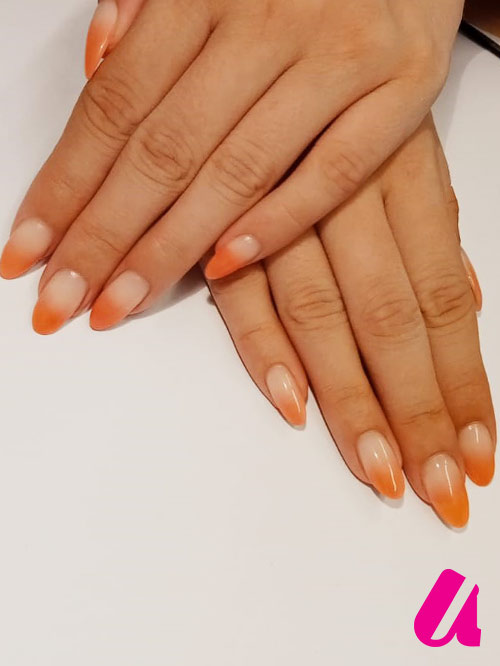 Ombre oranje